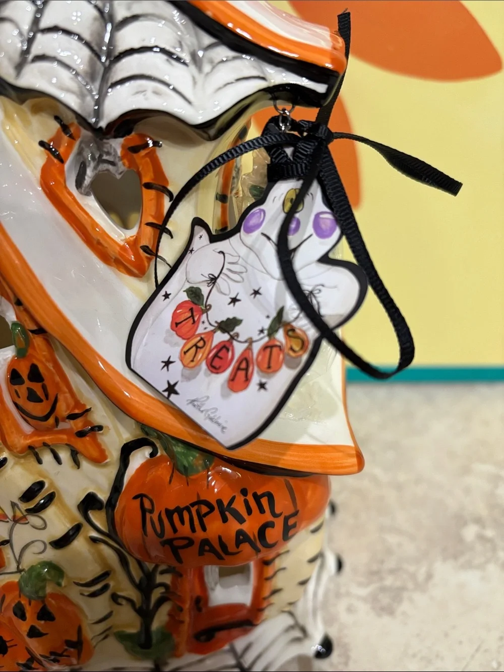 Blue Sky Clayworks “PUMPKIN PALACE” Candle House